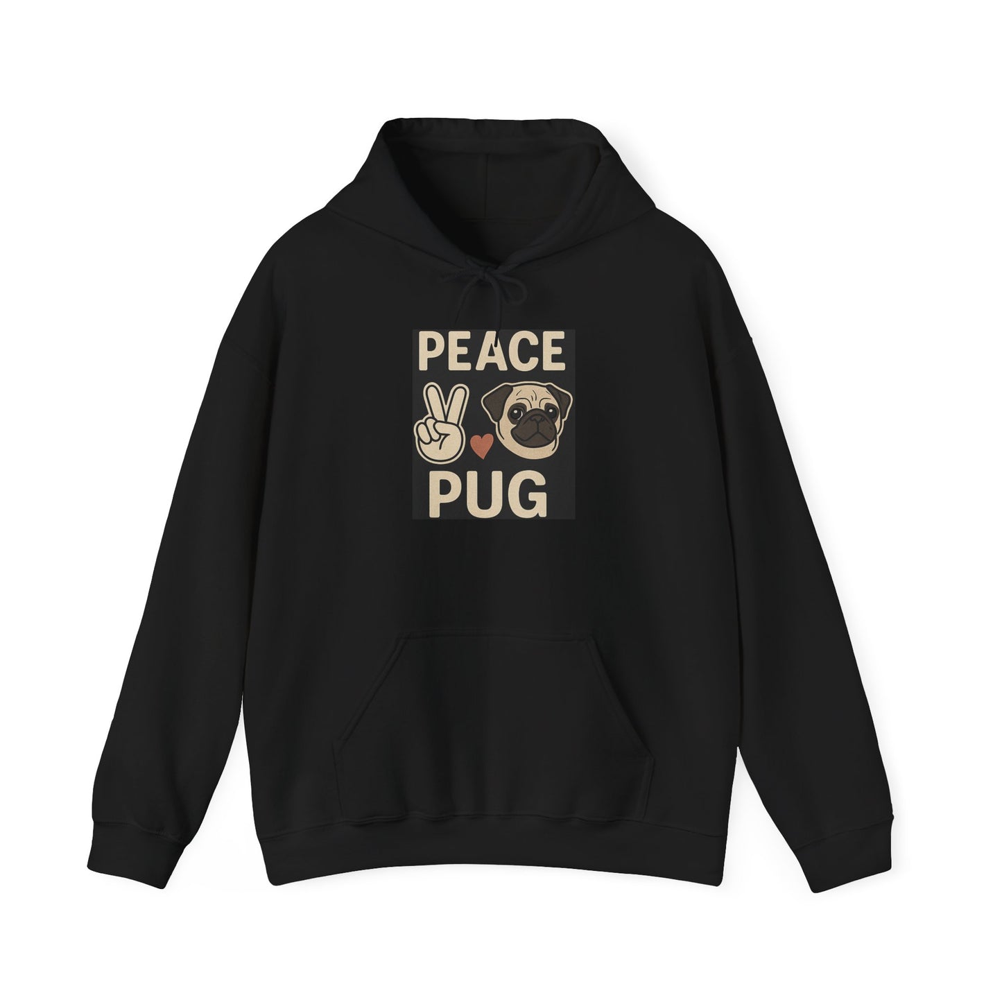 Peace & Pug Hoodie