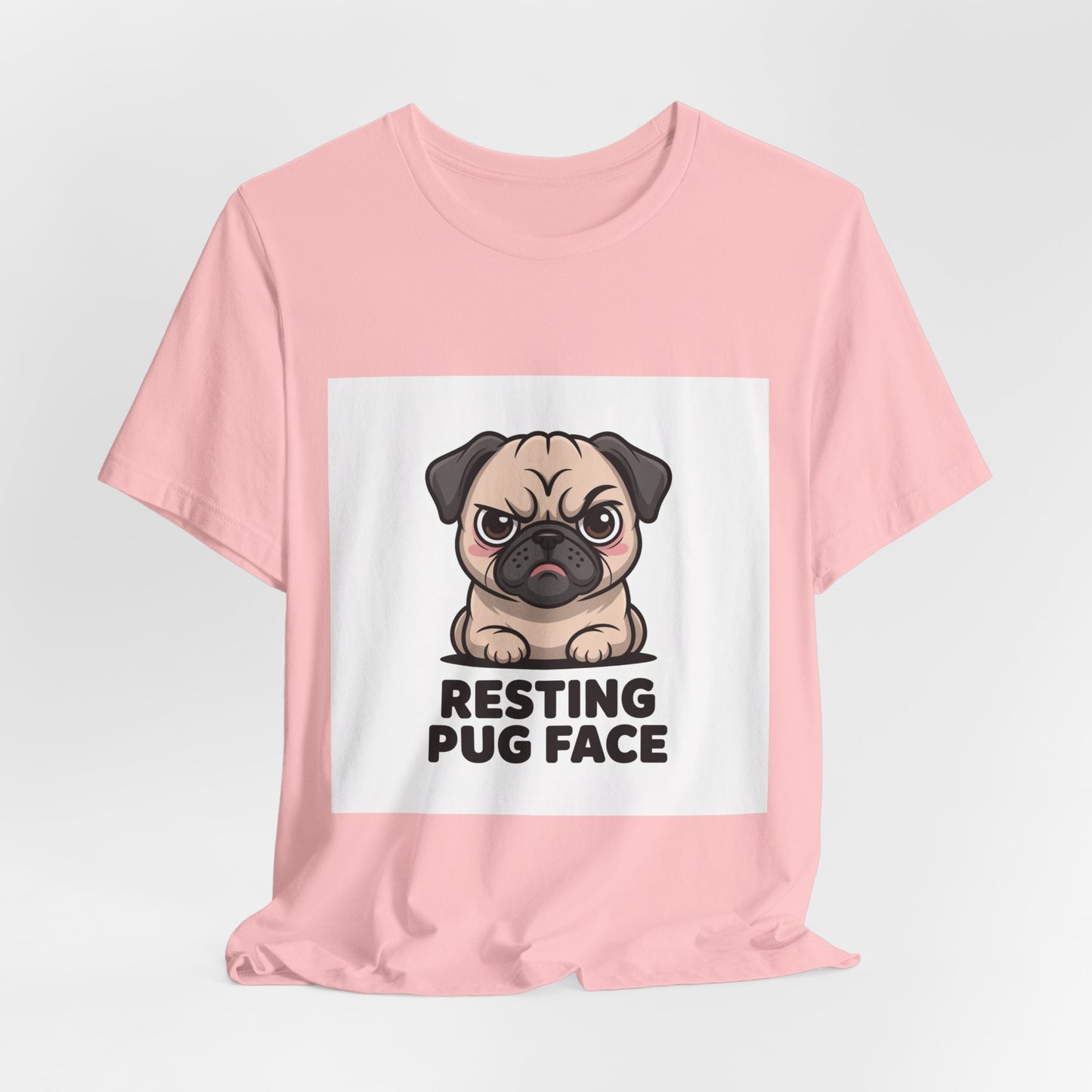 Resting Pug Face - Funny Pug T-Shirt for Dog Lovers