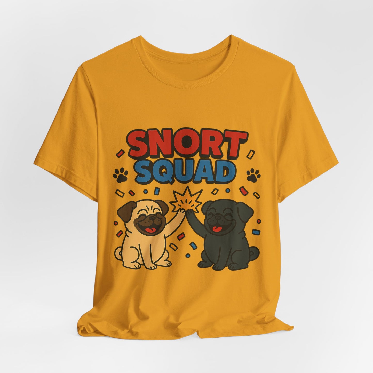 Snort Squad Pug Tee - Funny Pug T-Shirt for Dog Lovers