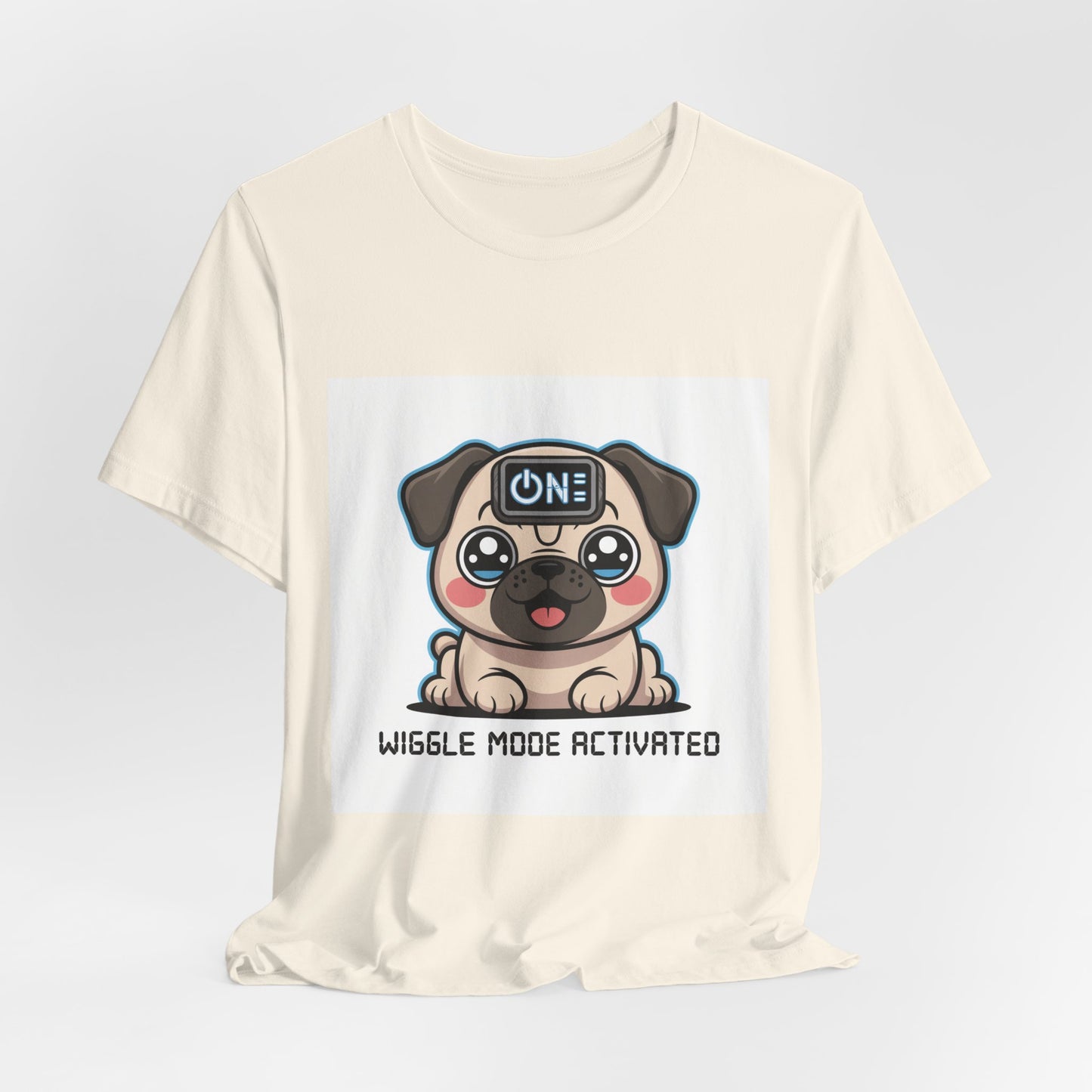 Wiggle Mode Activated - Funny Pug T-Shirt for Dog Lovers