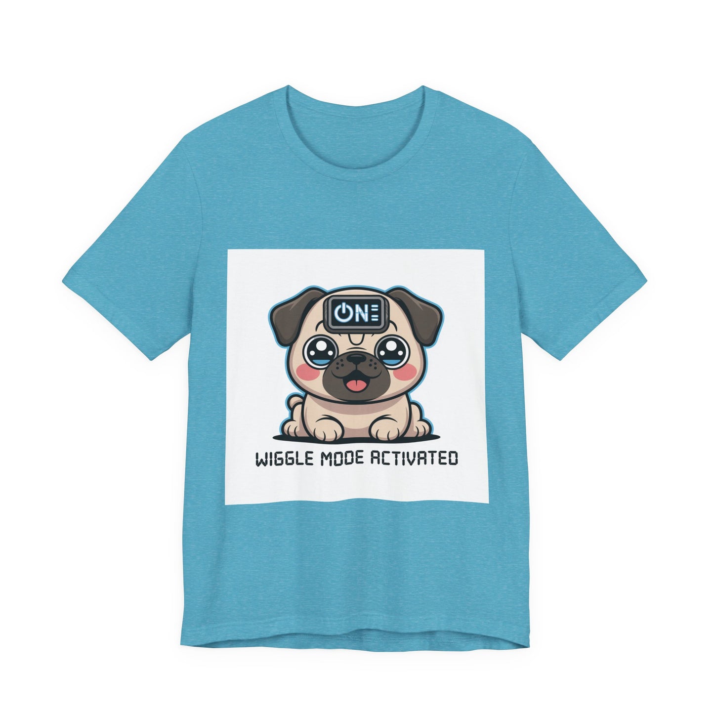 Wiggle Mode Activated - Funny Pug T-Shirt for Dog Lovers