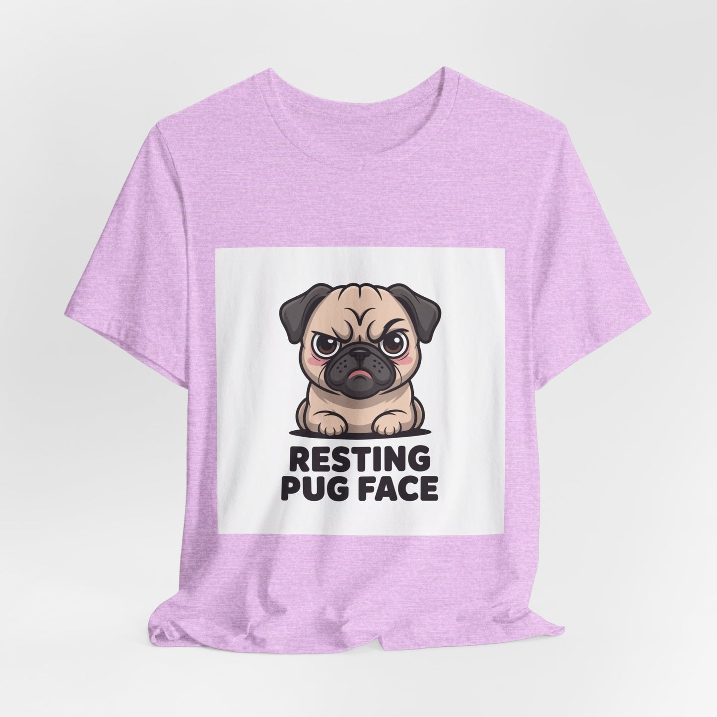 Resting Pug Face - Funny Pug T-Shirt for Dog Lovers