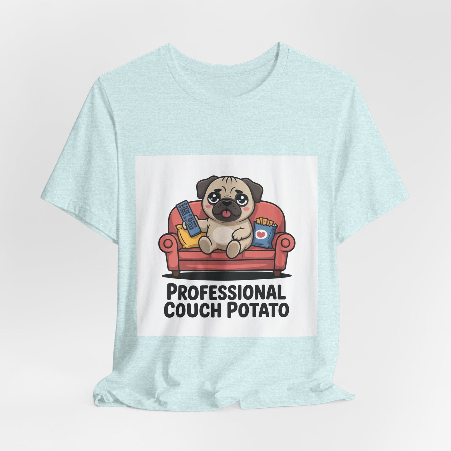 Professional Couch Potato - Funny Pug T-Shirt for Dog Lovers