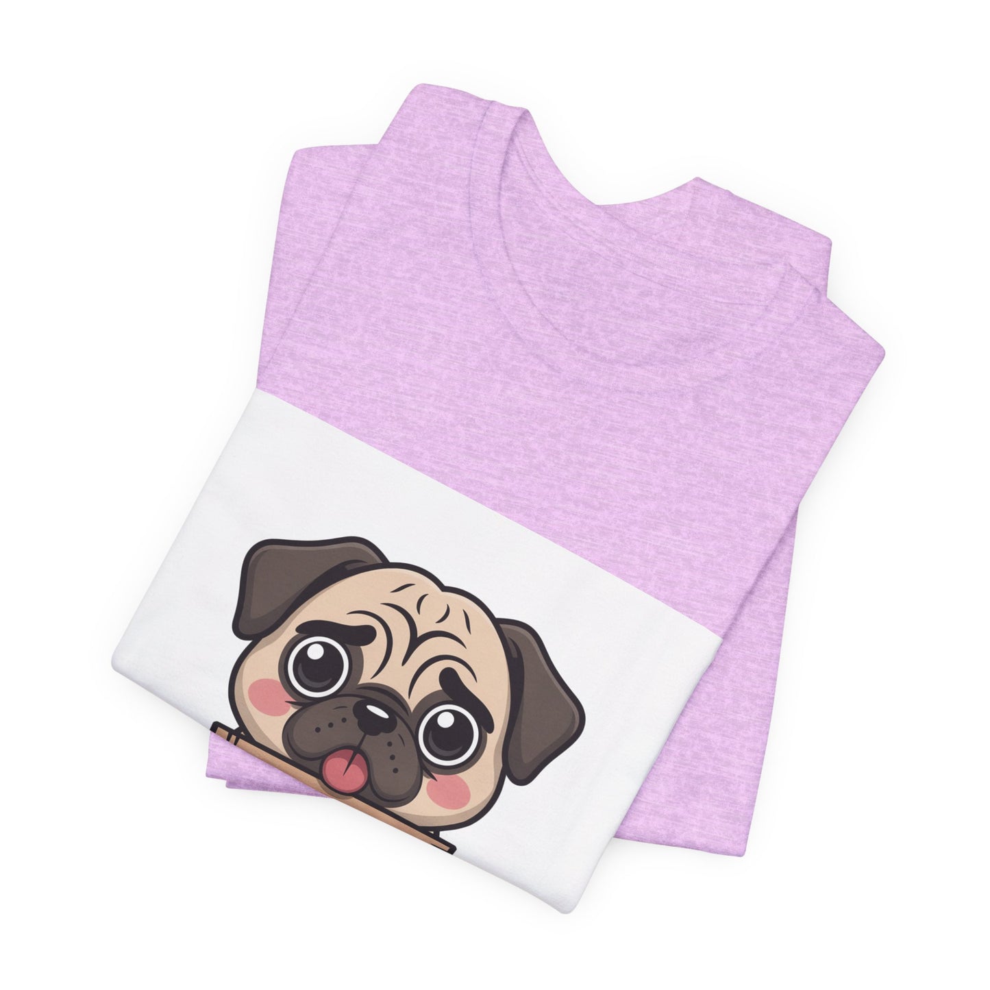 Will Work For Treats - Funny Pug T-Shirt for Dog Lovers