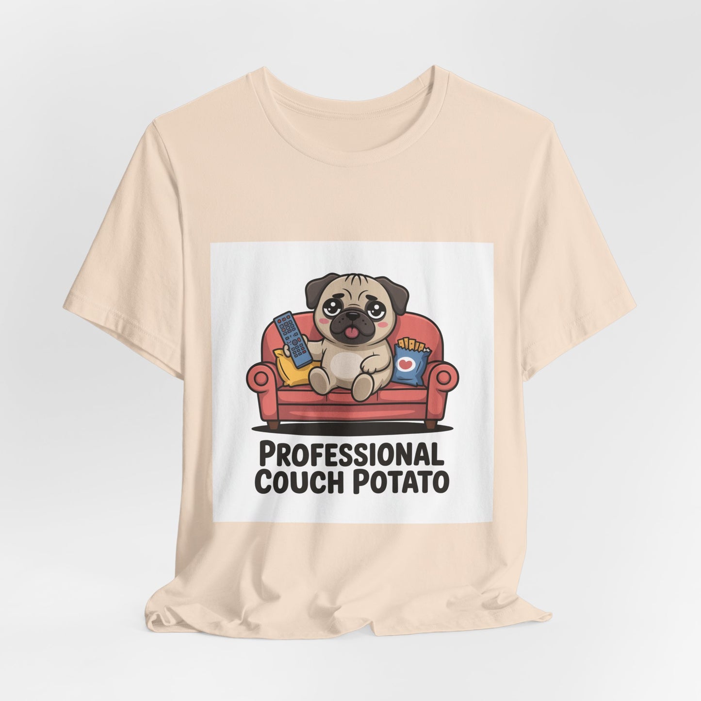 Professional Couch Potato - Funny Pug T-Shirt for Dog Lovers