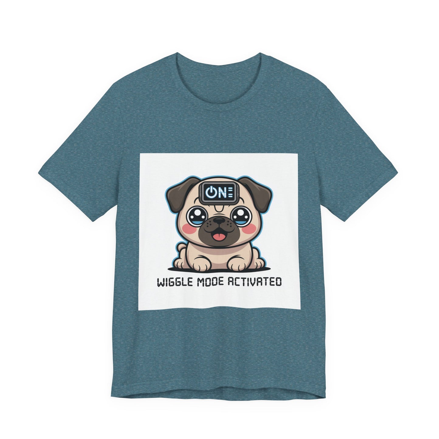 Wiggle Mode Activated - Funny Pug T-Shirt for Dog Lovers
