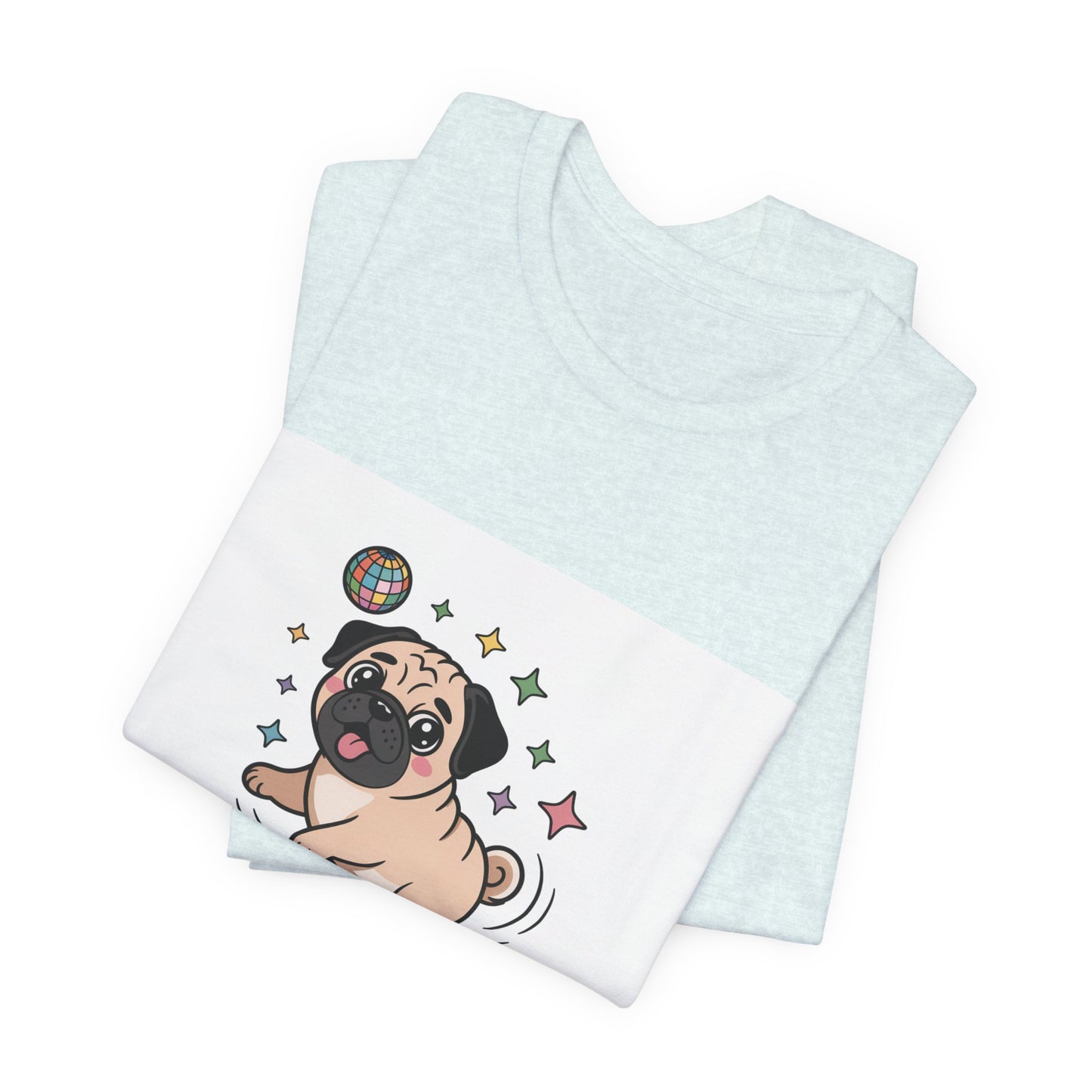 Can't Stop Won't Stop Wiggling - Funny Pug T-Shirt for Dog Lovers