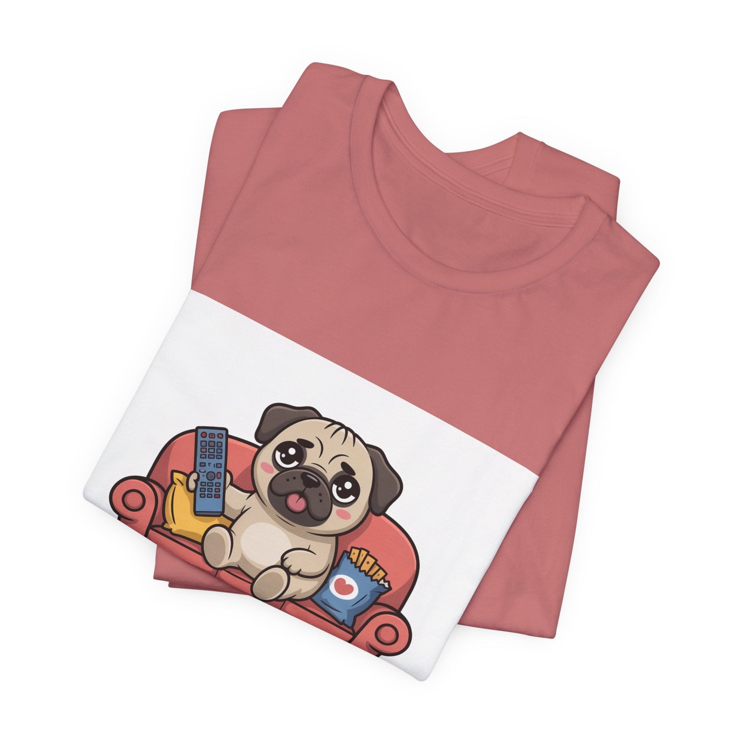 Professional Couch Potato - Funny Pug T-Shirt for Dog Lovers