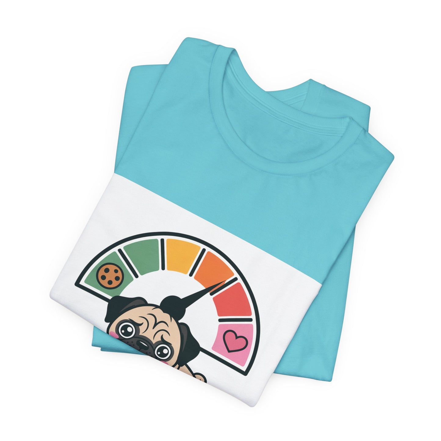 Fueled By Snacks And Cuddles - Funny Pug T-Shirt for Dog Lovers