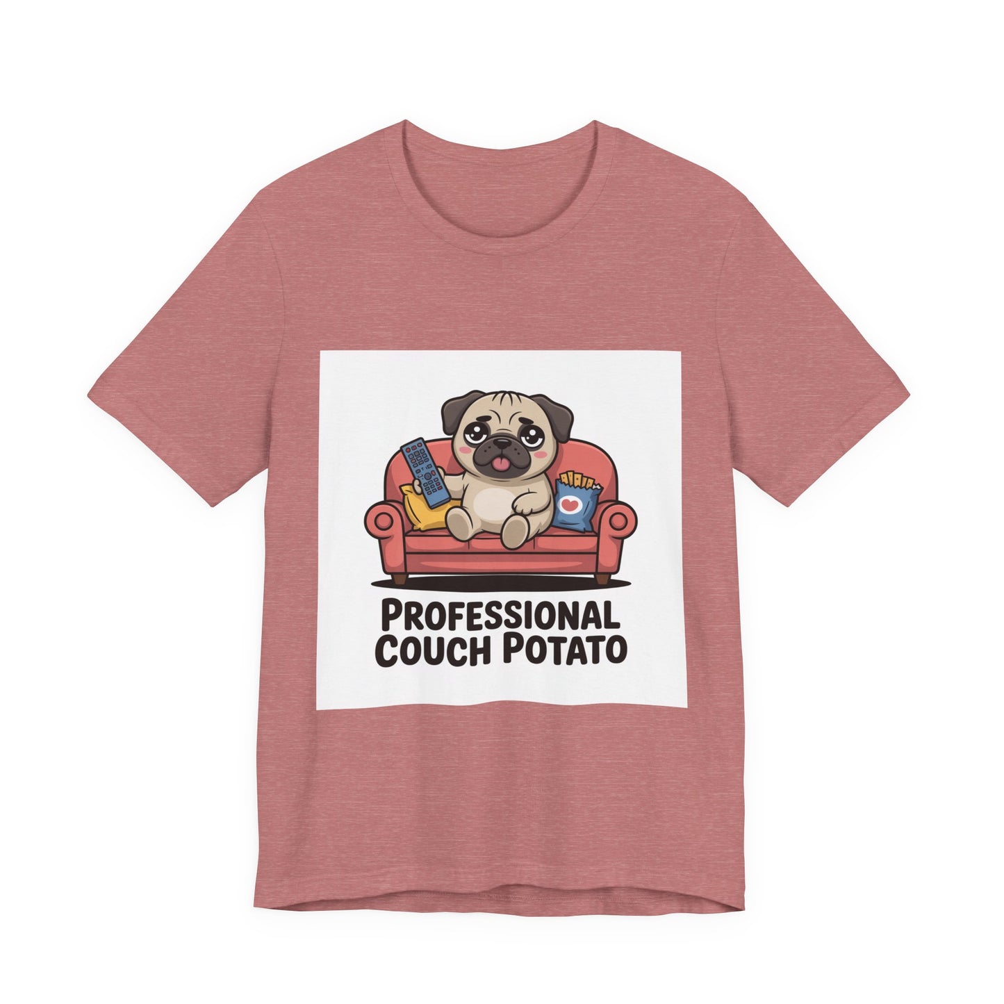 Professional Couch Potato - Funny Pug T-Shirt for Dog Lovers