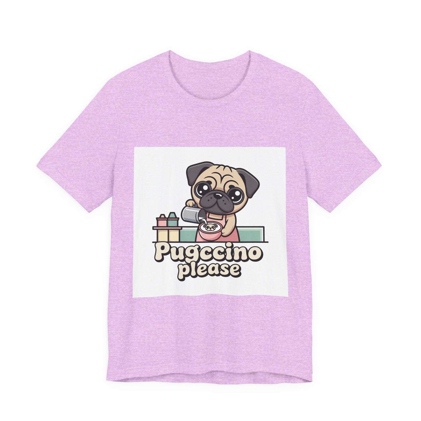 Pugccino Please - Funny Pug T-Shirt for Dog Lovers