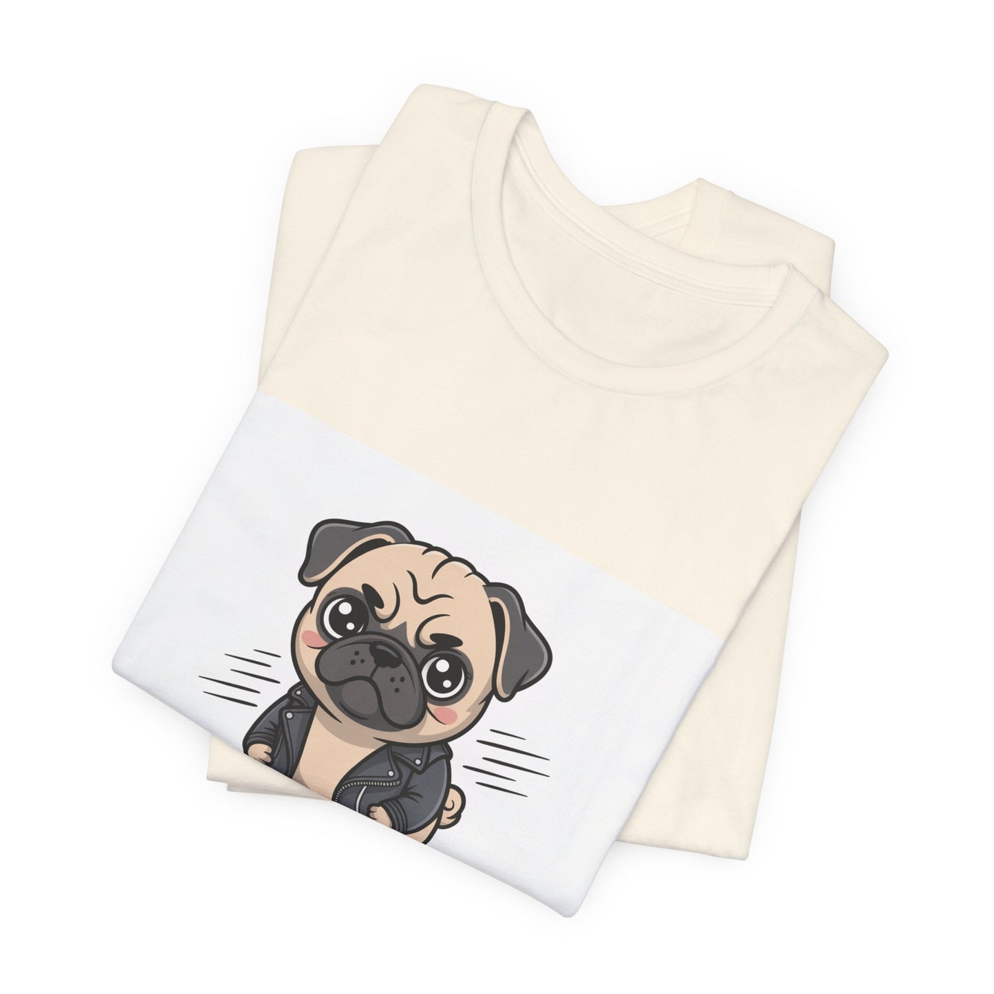 Born To Wiggle Forced To Walk - Funny Pug T-Shirt for Dog Lovers