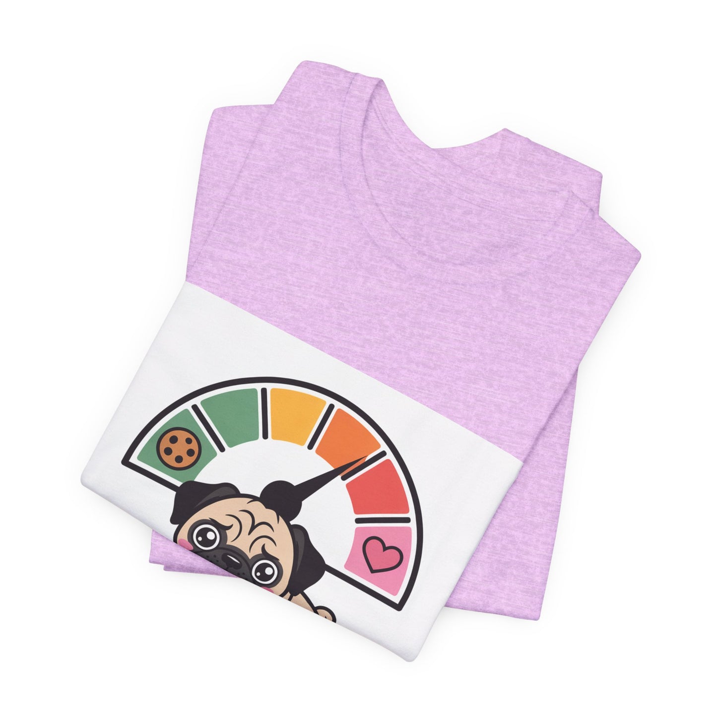 Fueled By Snacks And Cuddles - Funny Pug T-Shirt for Dog Lovers