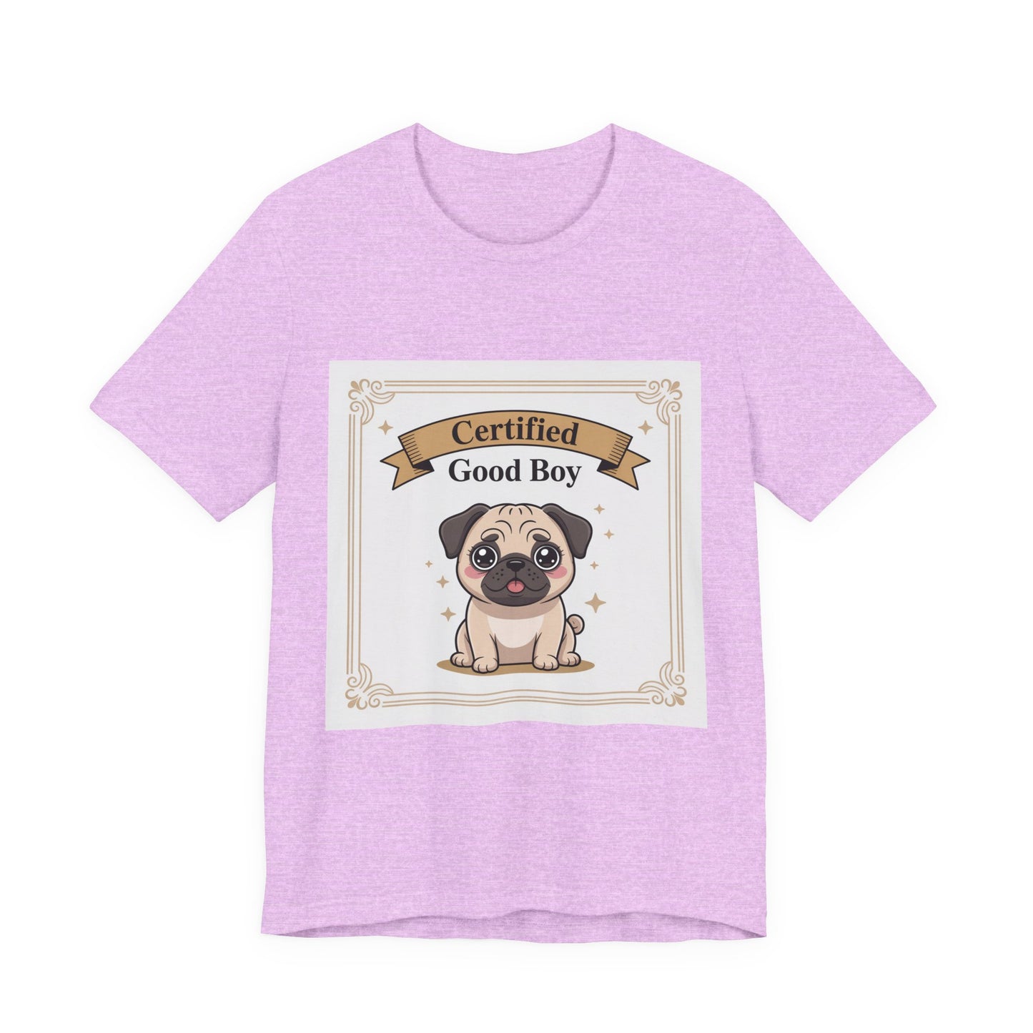 Certified Good Boy - Funny Pug T-Shirt for Dog Lovers