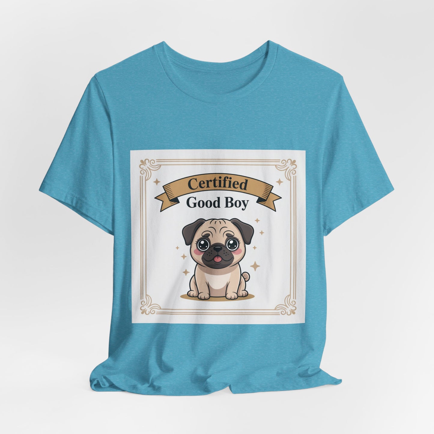 Certified Good Boy - Funny Pug T-Shirt for Dog Lovers