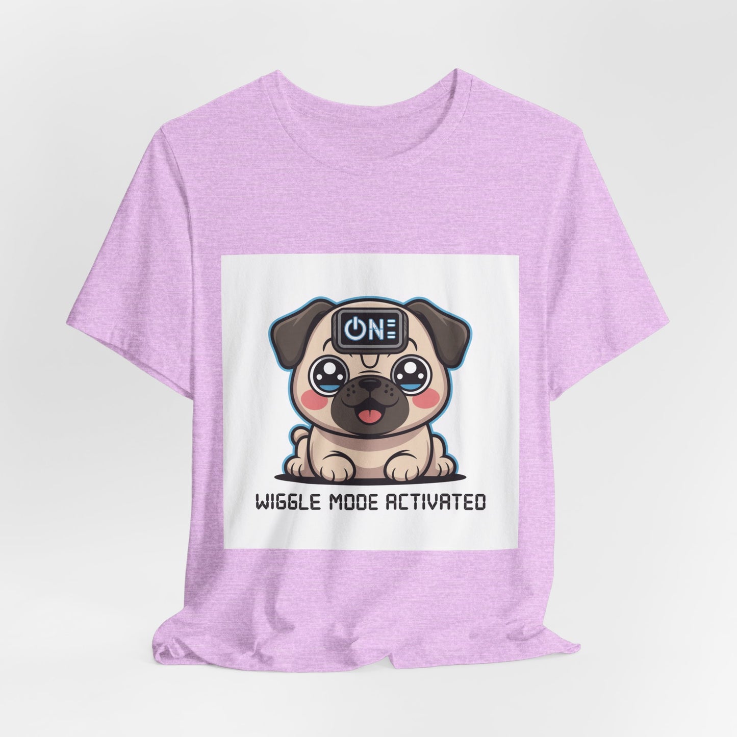 Wiggle Mode Activated - Funny Pug T-Shirt for Dog Lovers