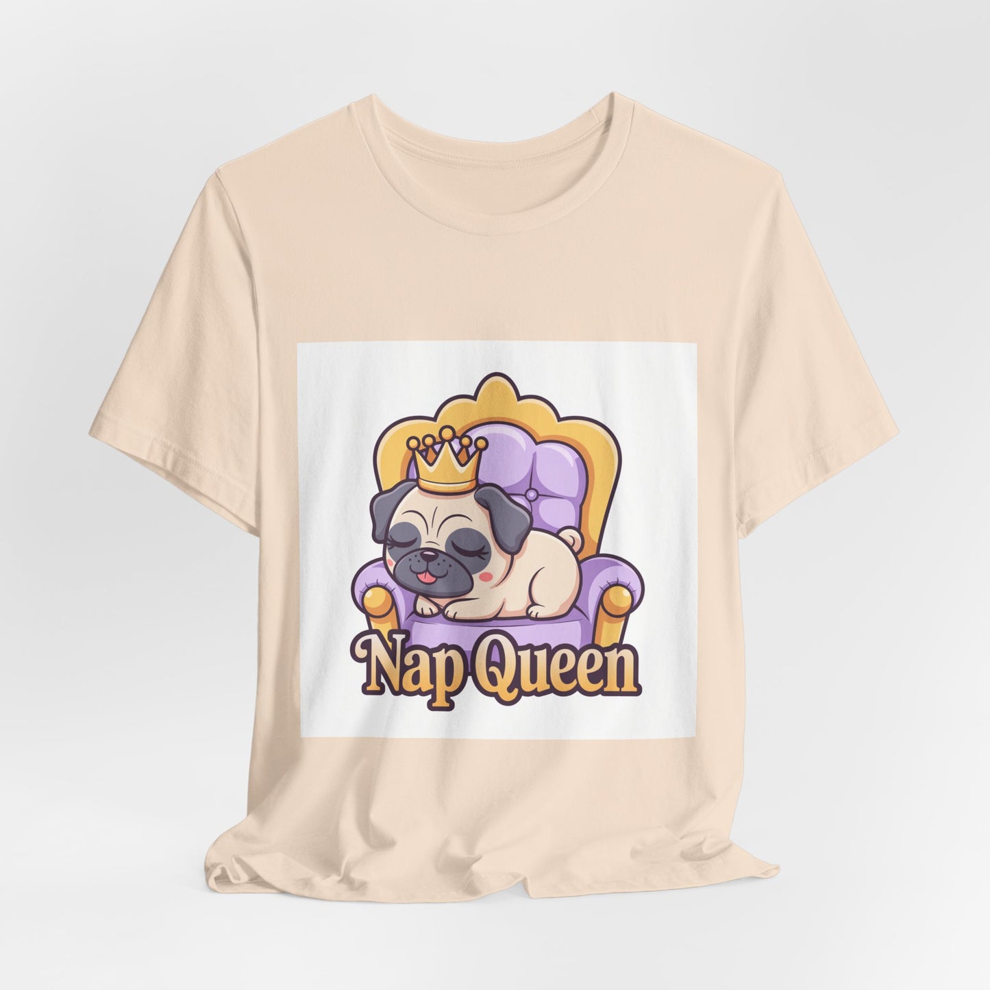 Nap Queen - Funny Pug T-Shirt for Dog Lovers