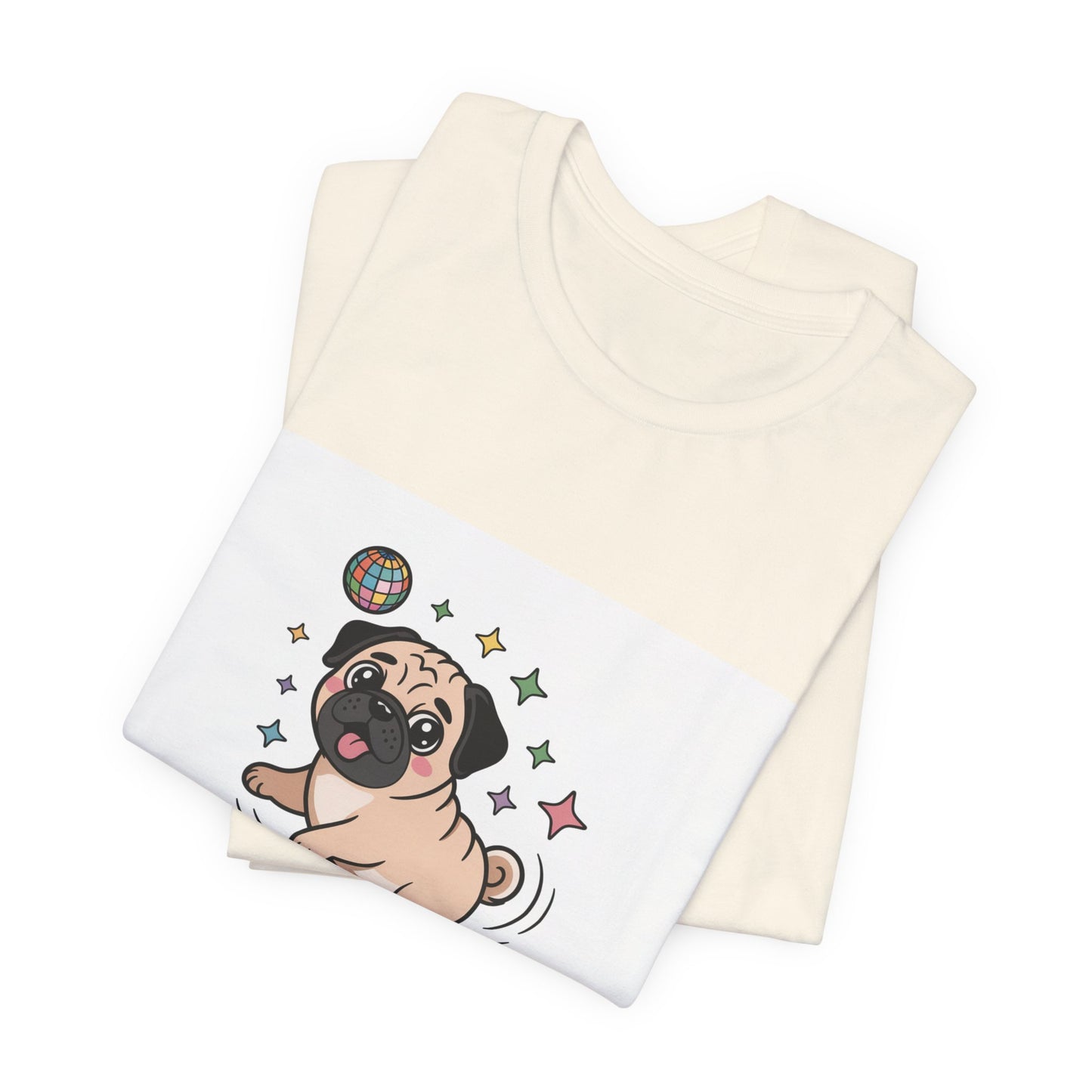 Can't Stop Won't Stop Wiggling - Funny Pug T-Shirt for Dog Lovers