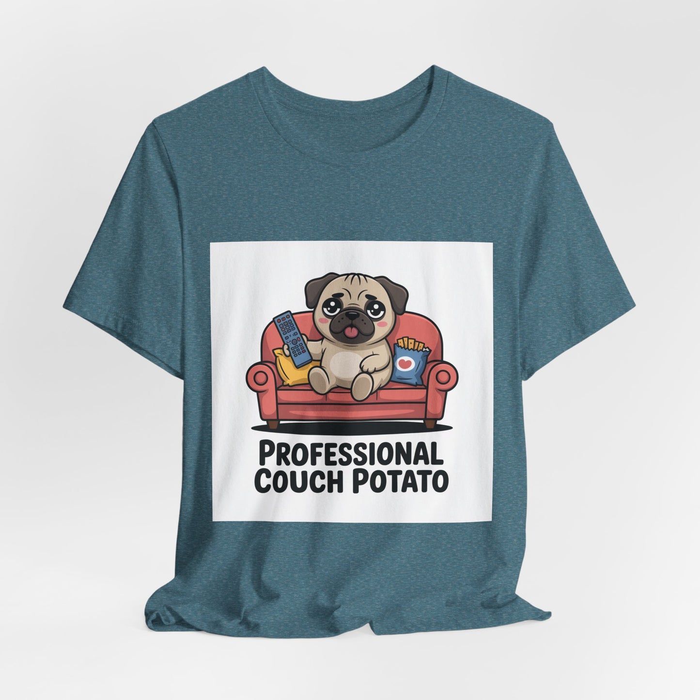 Professional Couch Potato - Funny Pug T-Shirt for Dog Lovers