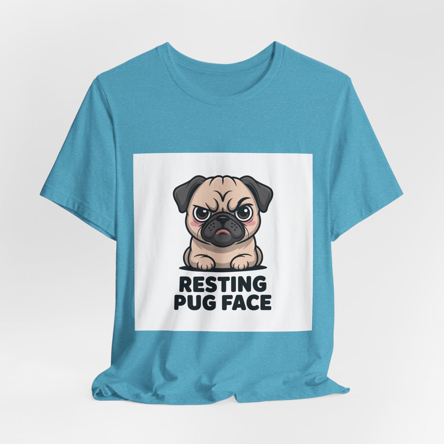 Resting Pug Face - Funny Pug T-Shirt for Dog Lovers