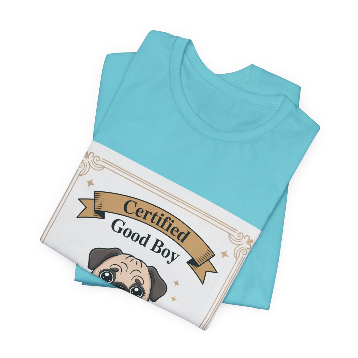 Certified Good Boy - Funny Pug T-Shirt for Dog Lovers