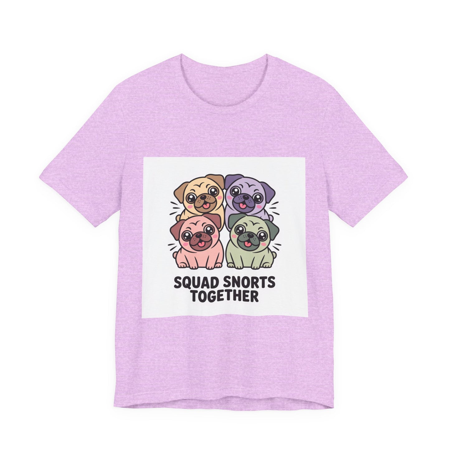 Squad Snorts Together - Funny Pug T-Shirt for Dog Lovers
