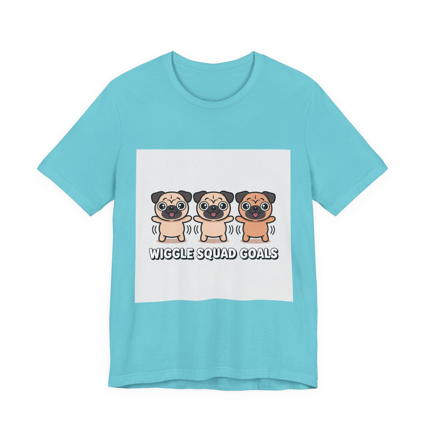Wiggle Squad Goals - Funny Pug T-Shirt for Dog Lovers