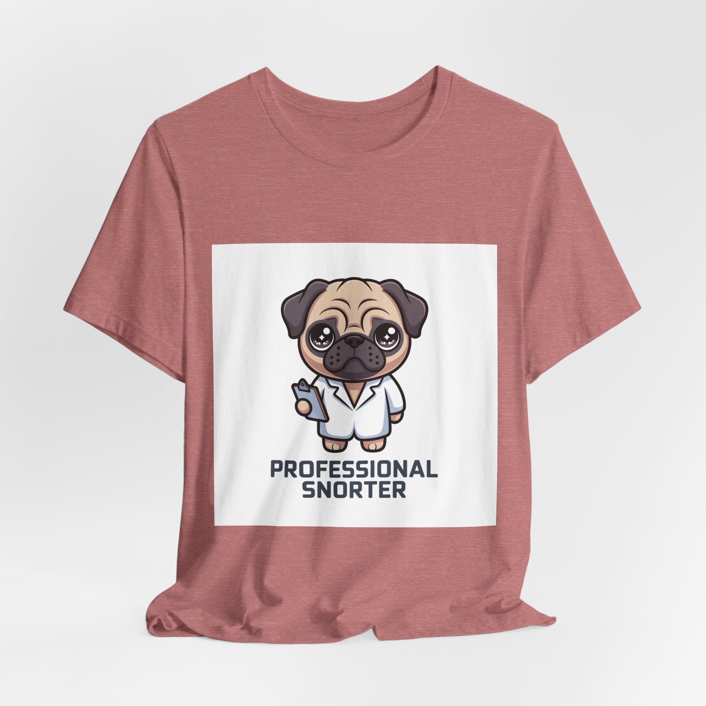 Professional Snorter - Funny Pug T-Shirt for Dog Lovers
