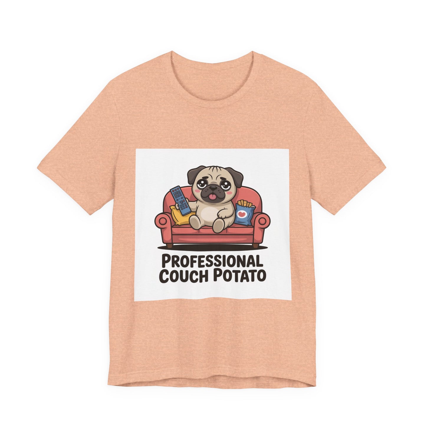 Professional Couch Potato - Funny Pug T-Shirt for Dog Lovers