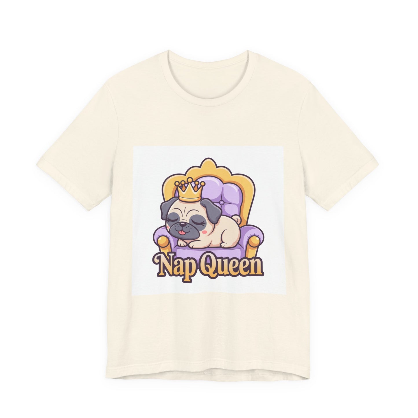 Nap Queen - Funny Pug T-Shirt for Dog Lovers