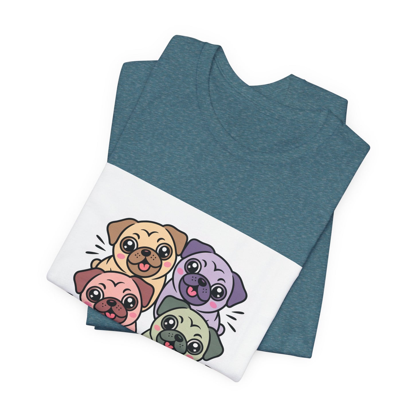 Squad Snorts Together - Funny Pug T-Shirt for Dog Lovers