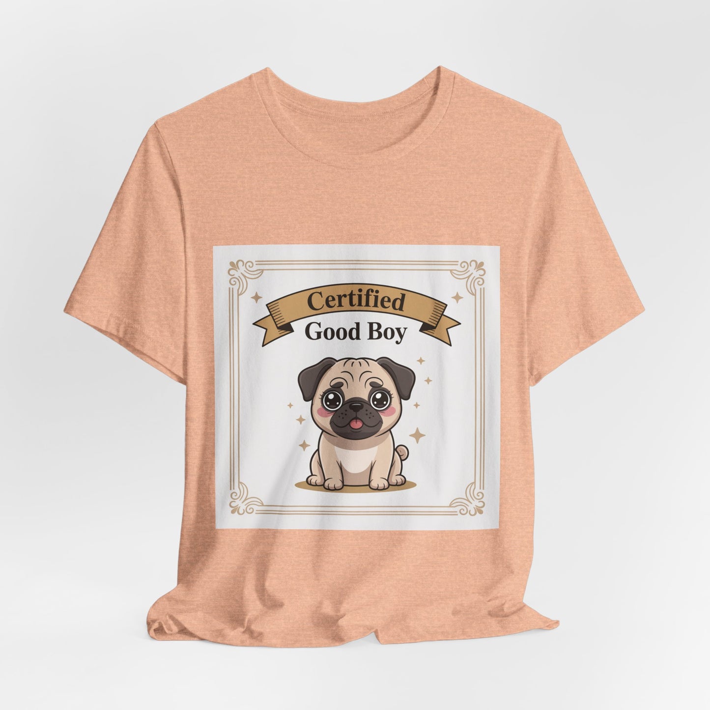 Certified Good Boy - Funny Pug T-Shirt for Dog Lovers