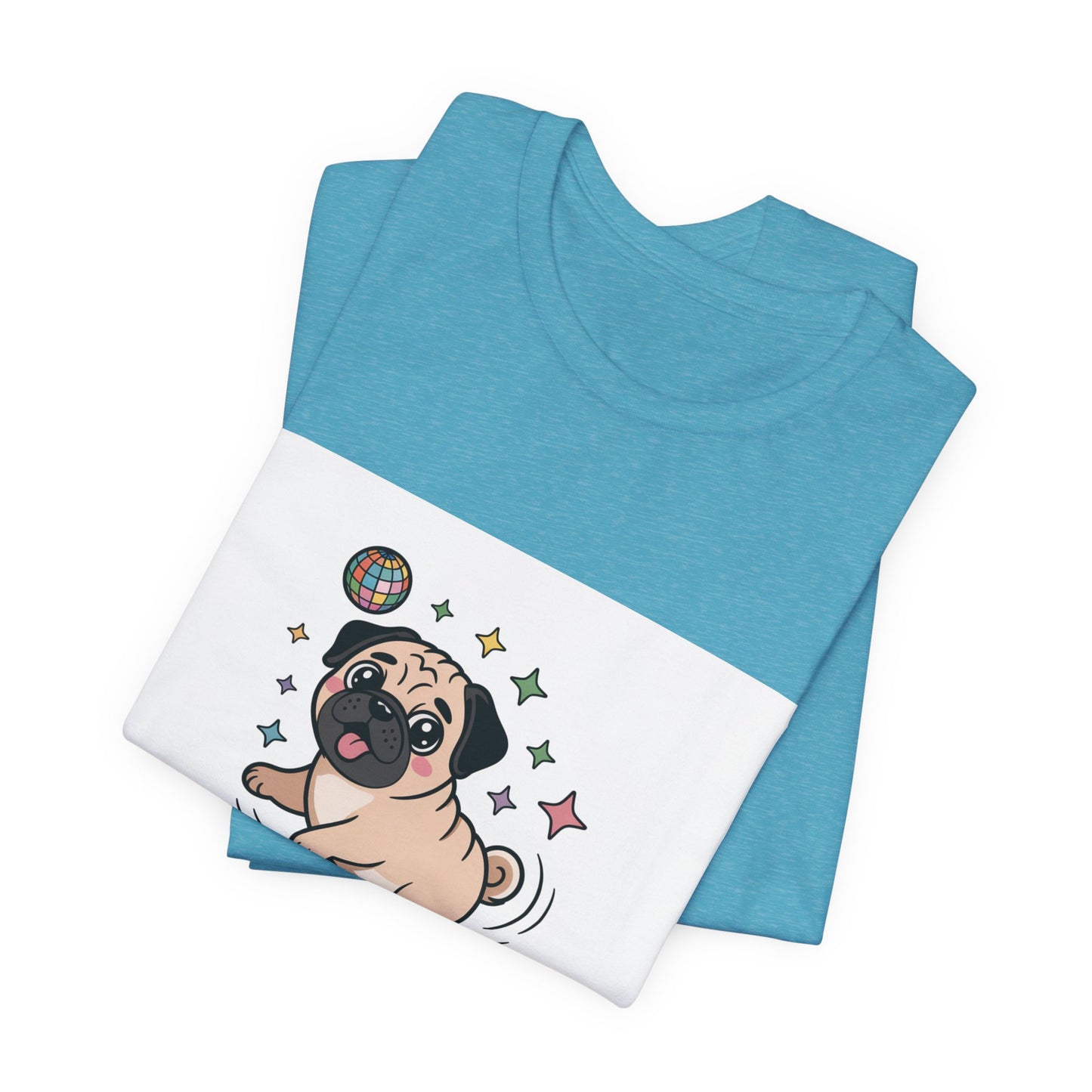 Can't Stop Won't Stop Wiggling - Funny Pug T-Shirt for Dog Lovers