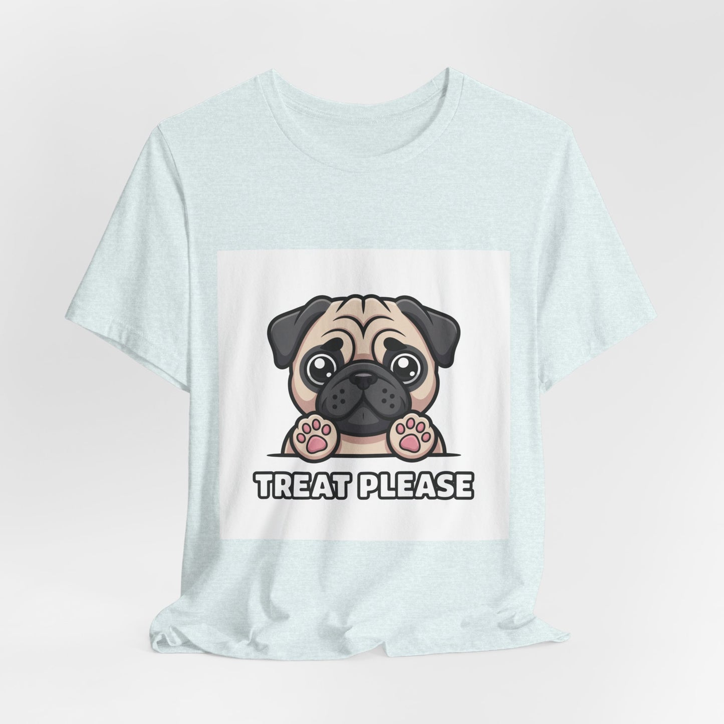Treat Please - Funny Pug T-Shirt for Dog Lovers