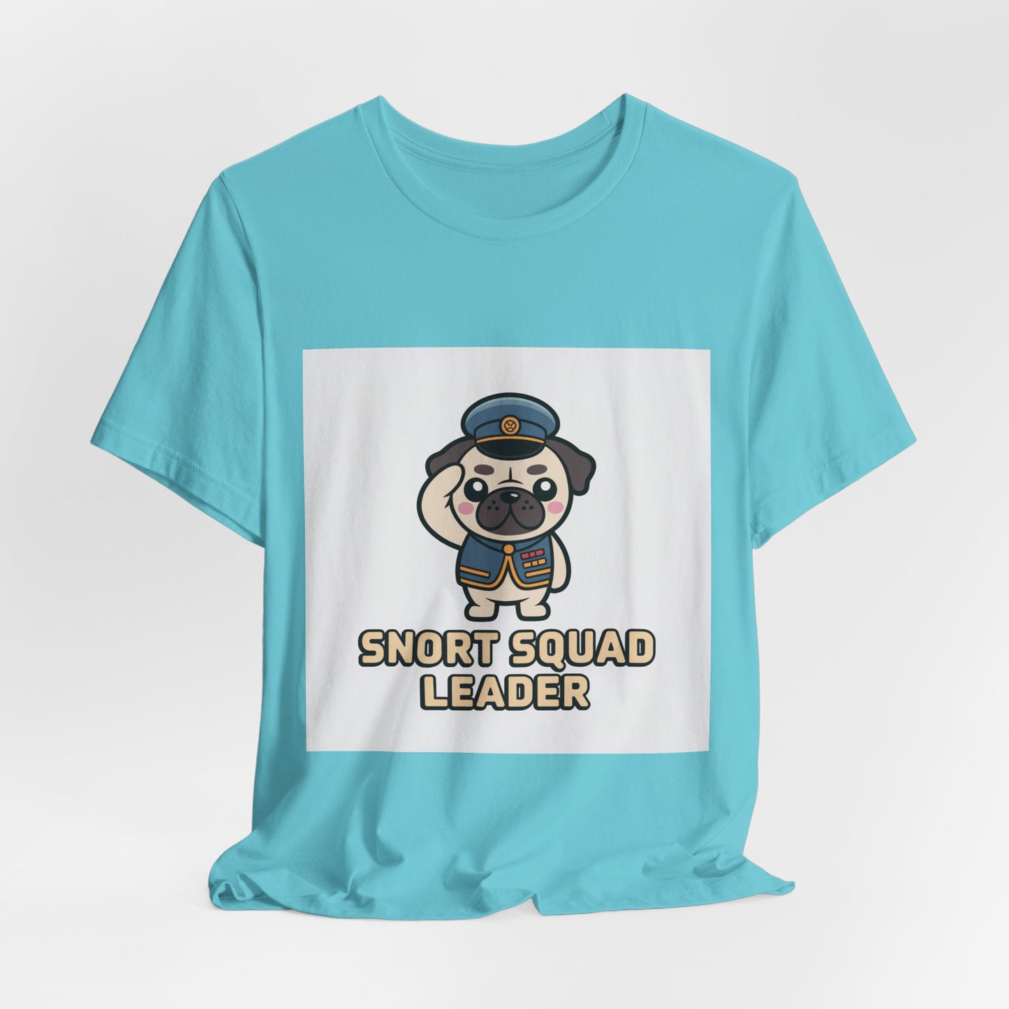 Snort Squad Leader - Funny Pug T-Shirt for Dog Lovers