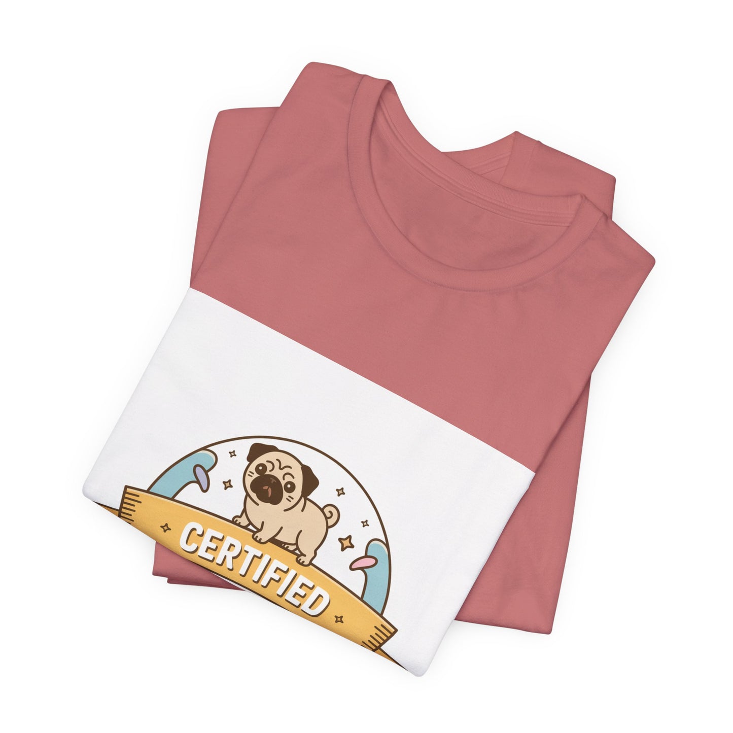 Snort Certified - Funny Pug T-Shirt for Dog Lovers