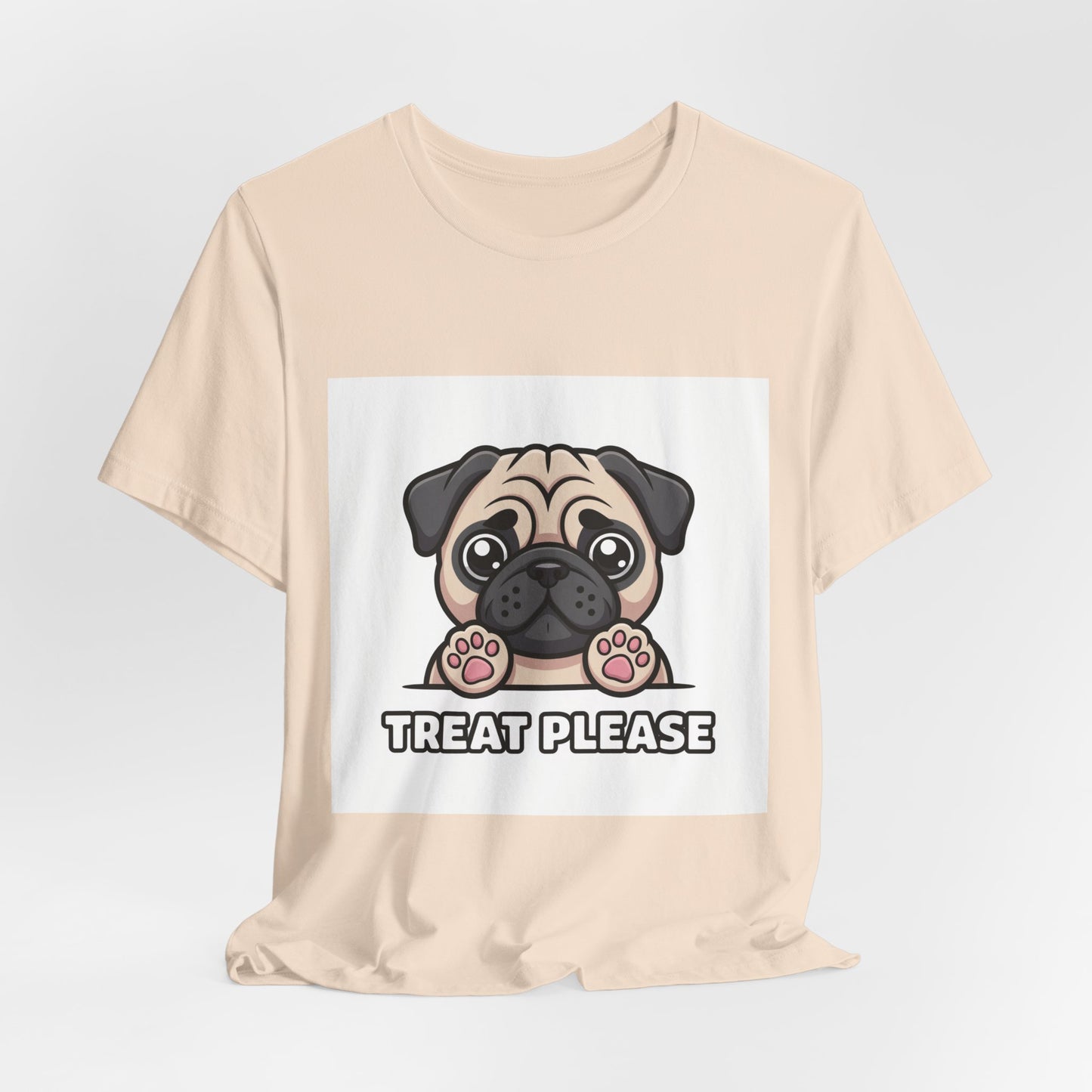 Treat Please - Funny Pug T-Shirt for Dog Lovers