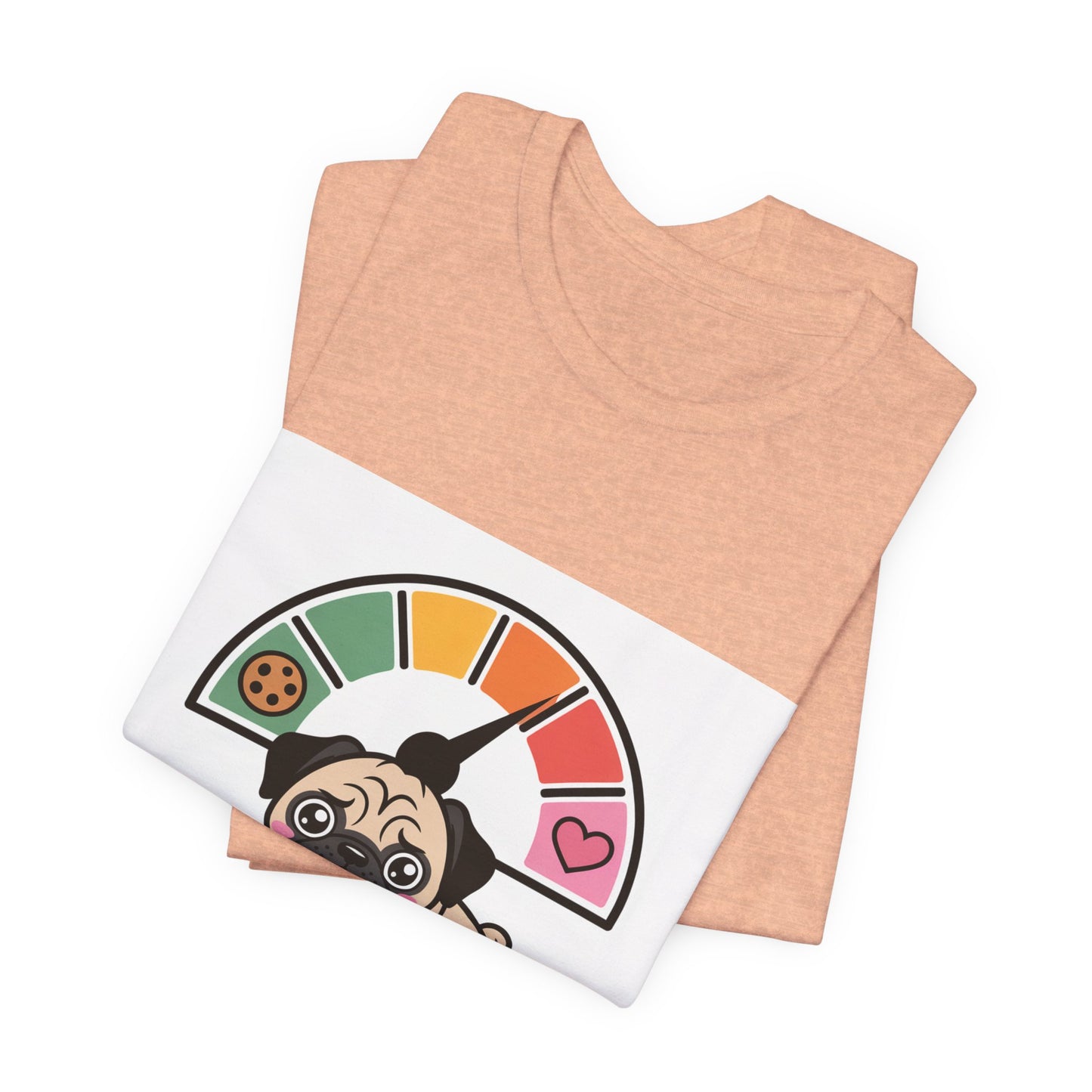 Fueled By Snacks And Cuddles - Funny Pug T-Shirt for Dog Lovers