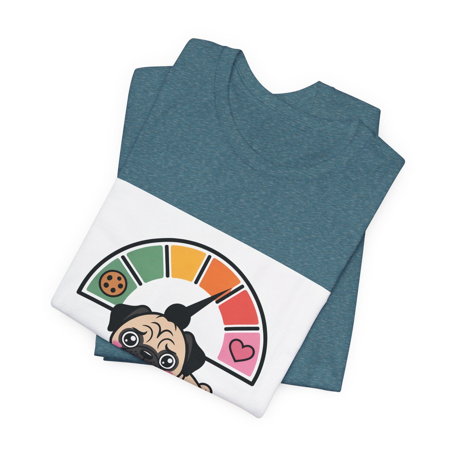 Fueled By Snacks And Cuddles - Funny Pug T-Shirt for Dog Lovers