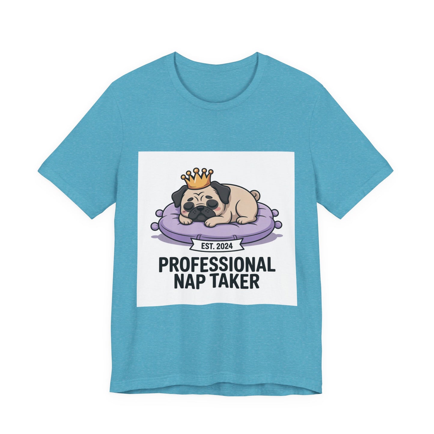Professional Nap Taker - Funny Pug T-Shirt for Dog Lovers