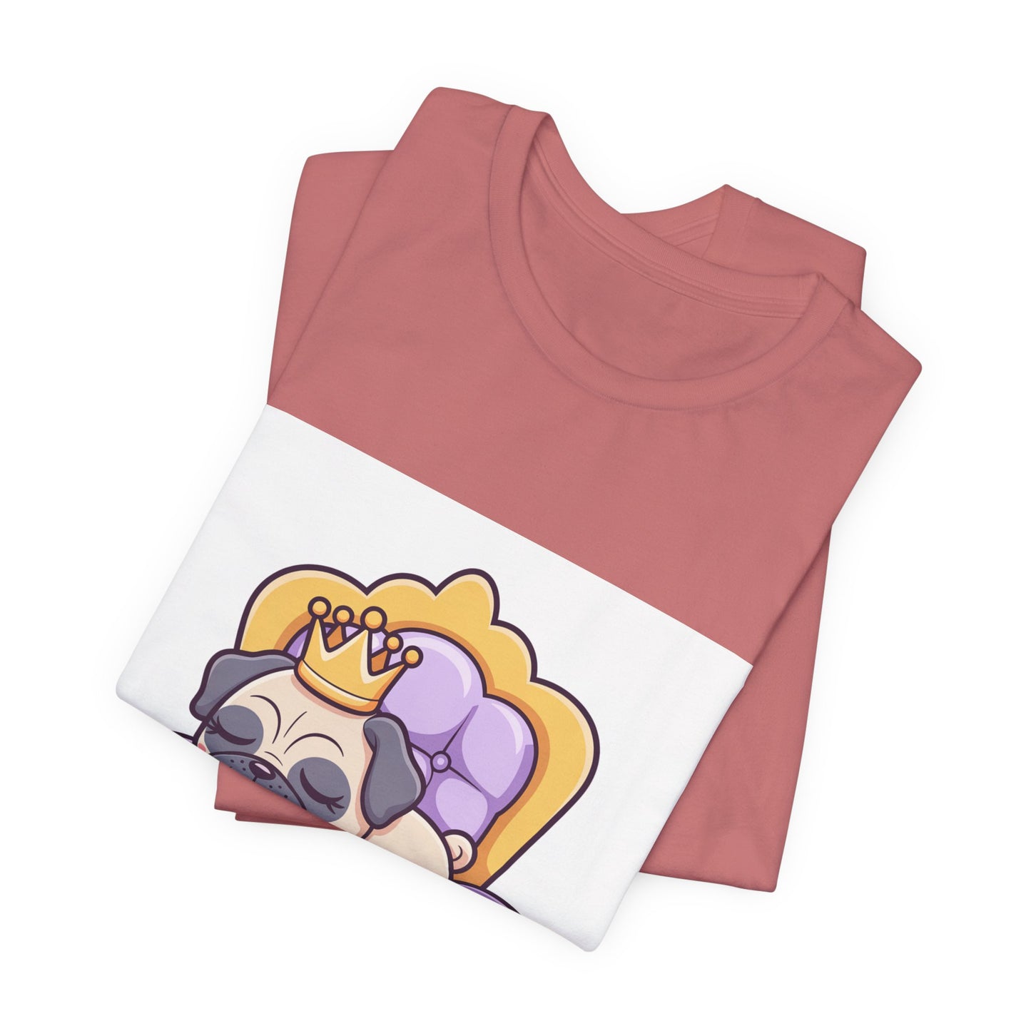 Nap Queen - Funny Pug T-Shirt for Dog Lovers