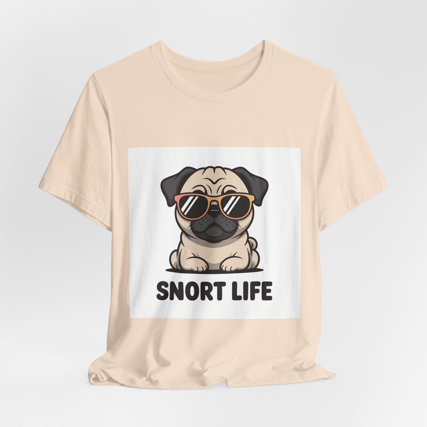 Snort Life - Funny Pug T-Shirt for Dog Lovers