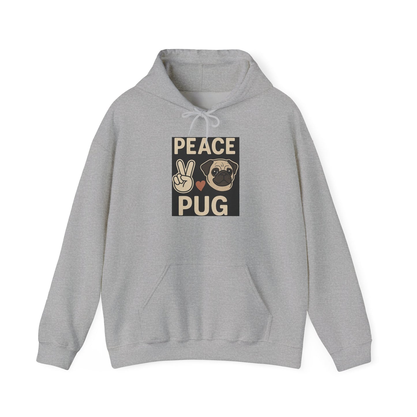 Peace & Pug Hoodie