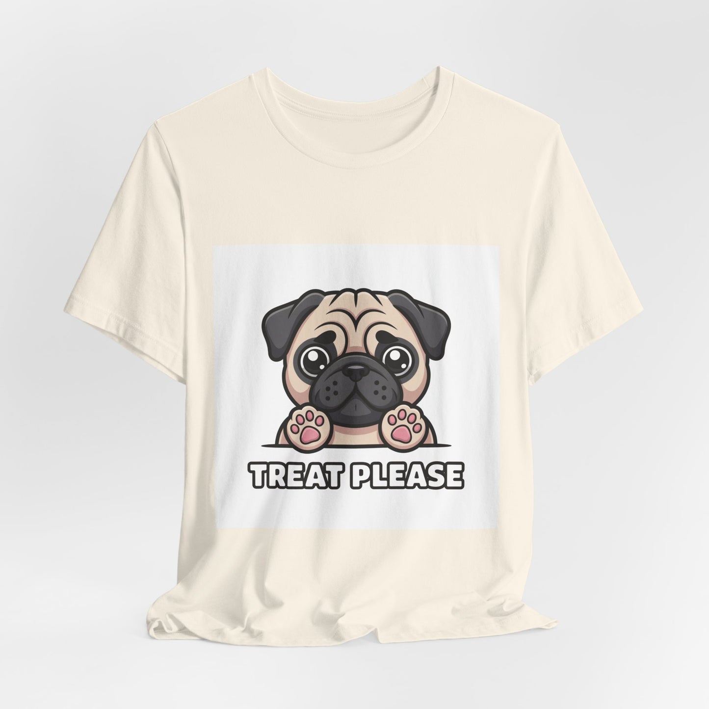 Treat Please - Funny Pug T-Shirt for Dog Lovers