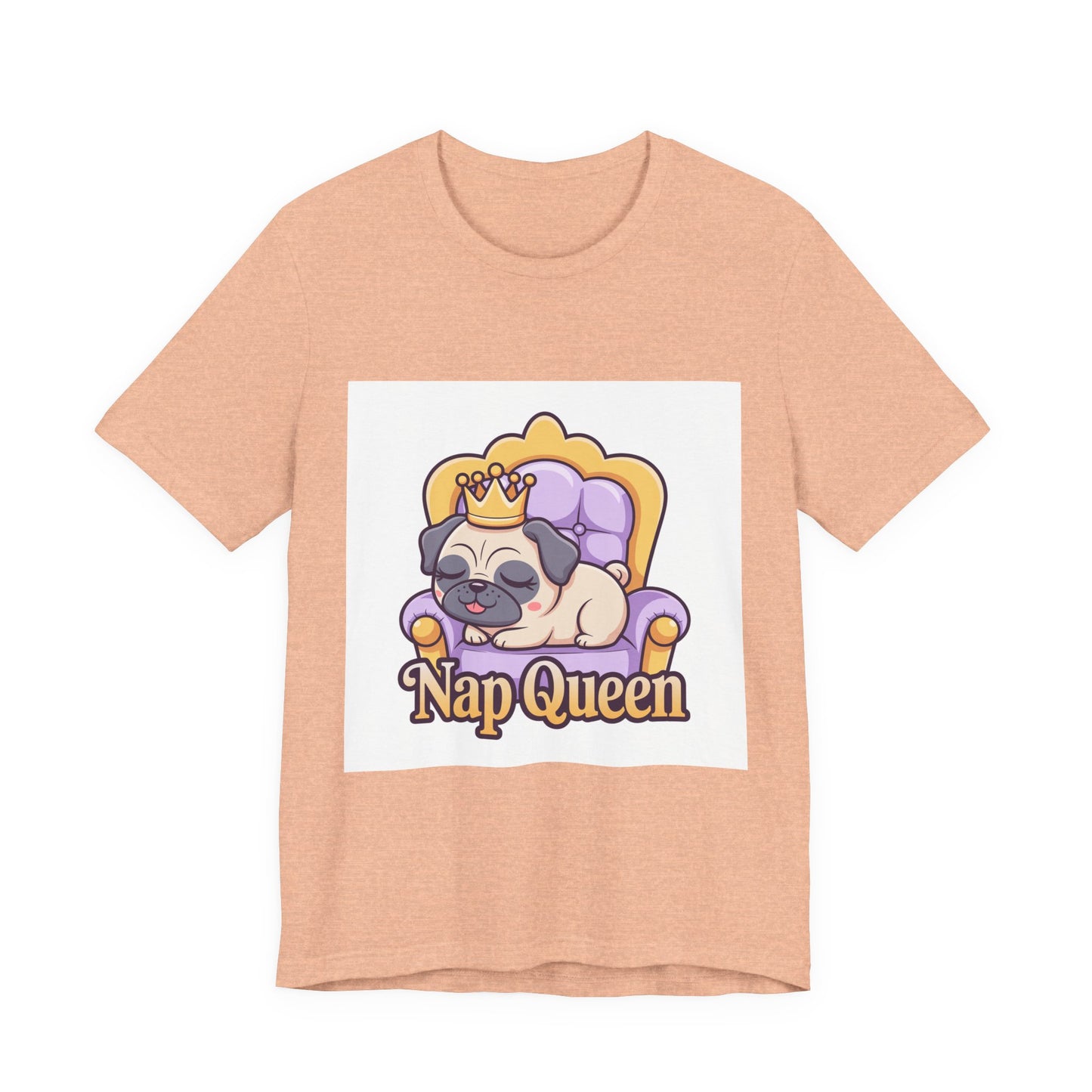 Nap Queen - Funny Pug T-Shirt for Dog Lovers