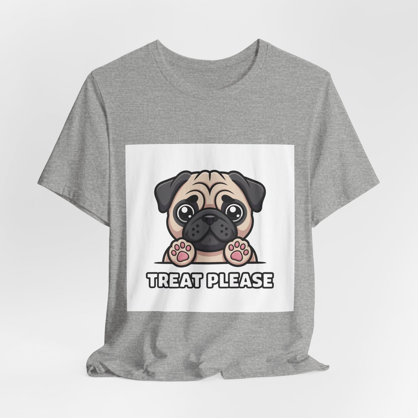 Treat Please - Funny Pug T-Shirt for Dog Lovers
