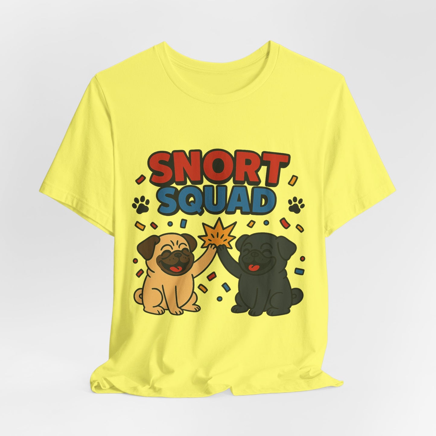 Snort Squad Pug Tee - Funny Pug T-Shirt for Dog Lovers