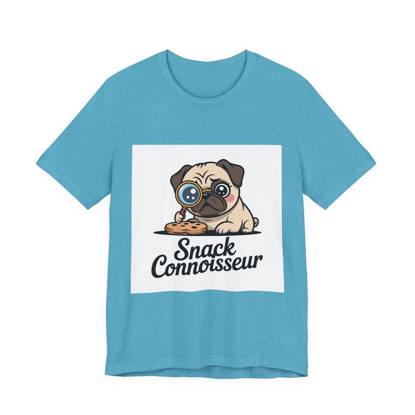 Snack Connoisseur - Funny Pug T-Shirt for Dog Lovers