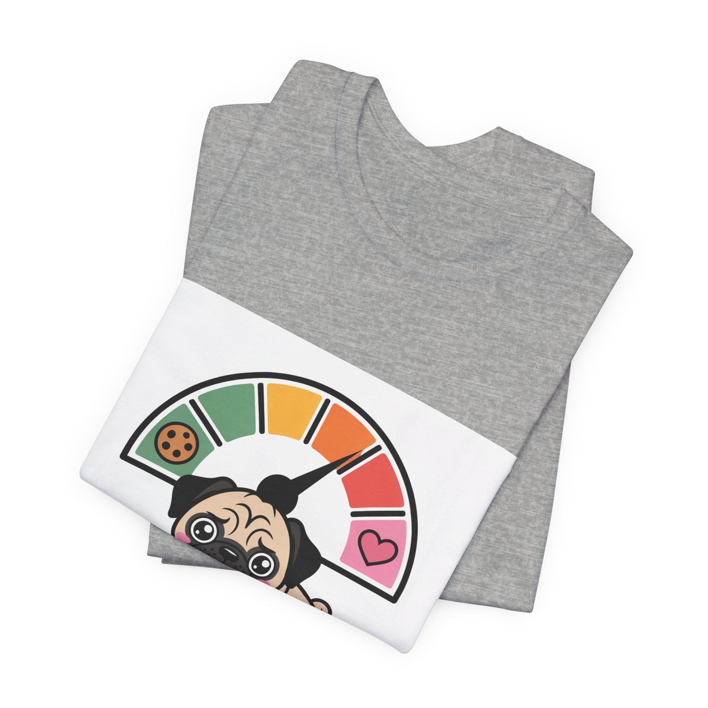 Fueled By Snacks And Cuddles - Funny Pug T-Shirt for Dog Lovers
