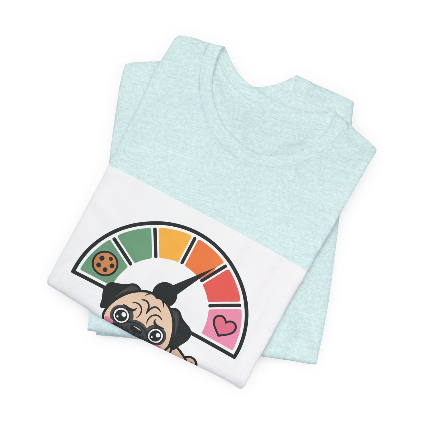 Fueled By Snacks And Cuddles - Funny Pug T-Shirt for Dog Lovers